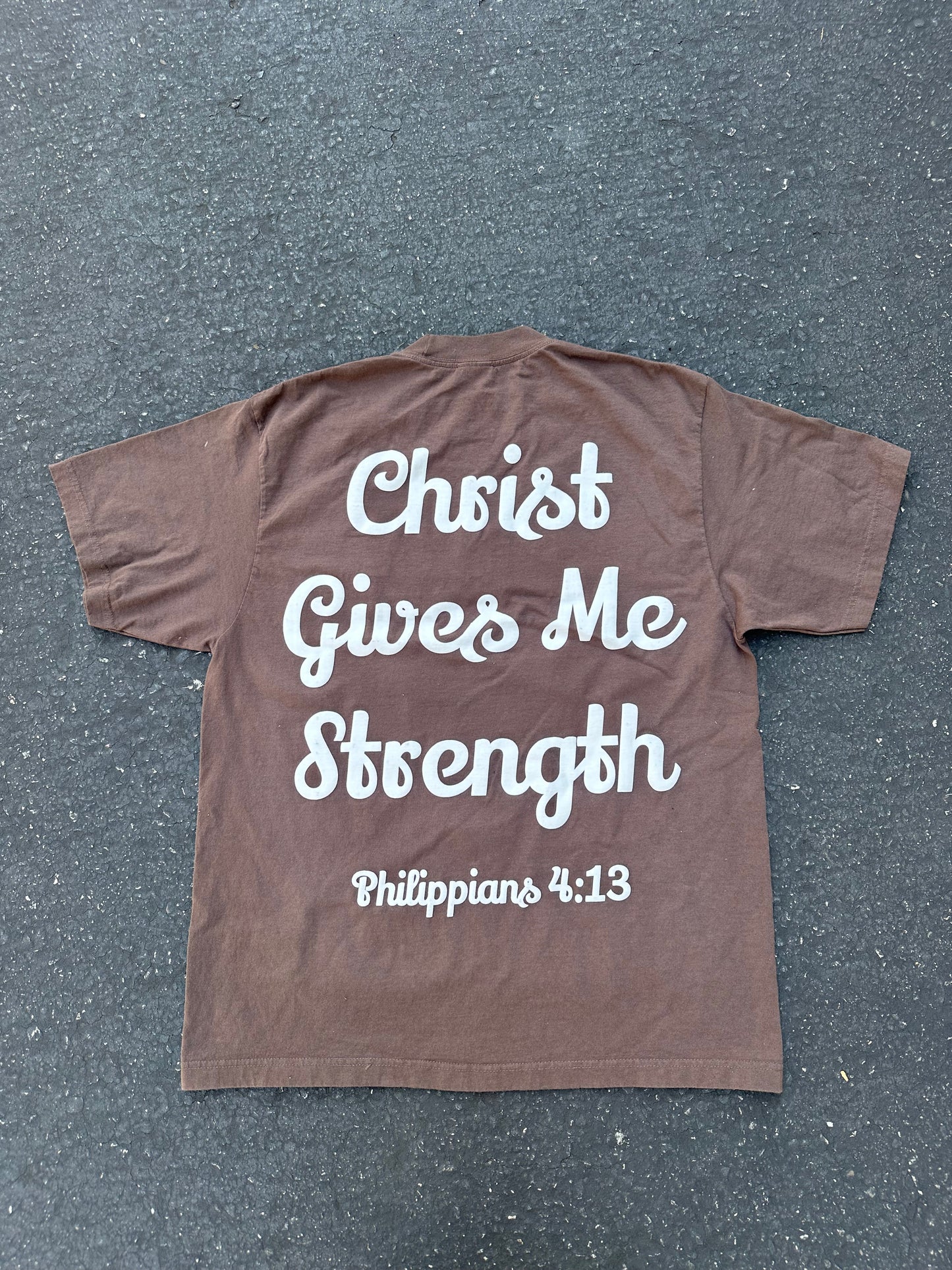 I Can Do All Things Tee (Brown)
