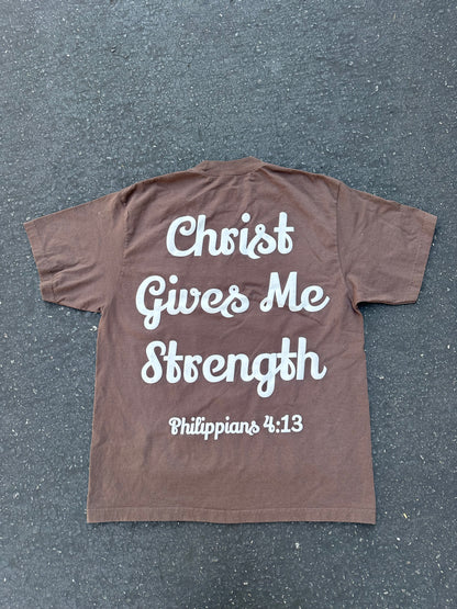 I Can Do All Things Tee (Brown)