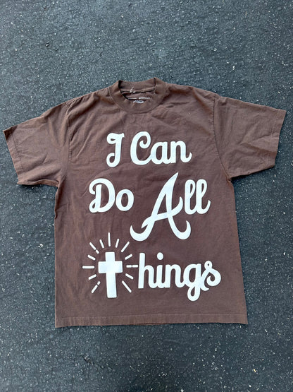 I Can Do All Things Tee (Brown)