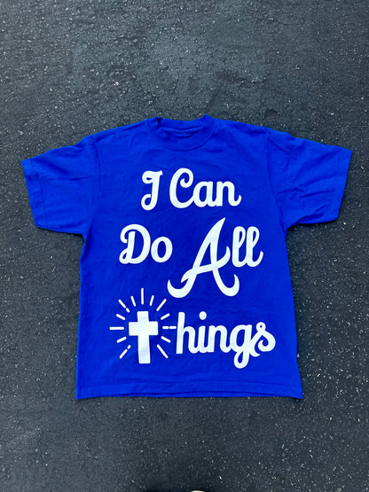 I Can Do All Things Tee (Blue)